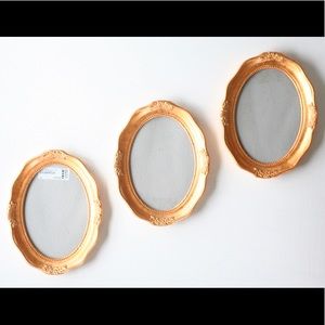 IKEA Three Matching Gold Frames